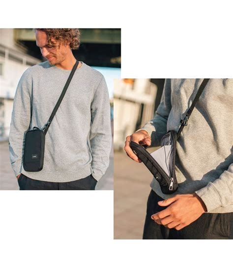 pacsafe rfid-blocking mini crossbody bag|rfid safe crossbody.